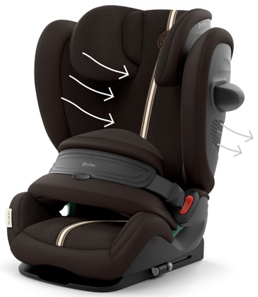 Autosedačka Cybex PALLAS G3 i-Size Chocolate Brown Plus 2026_4